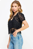 Sylvie Crochet Lace Blouse