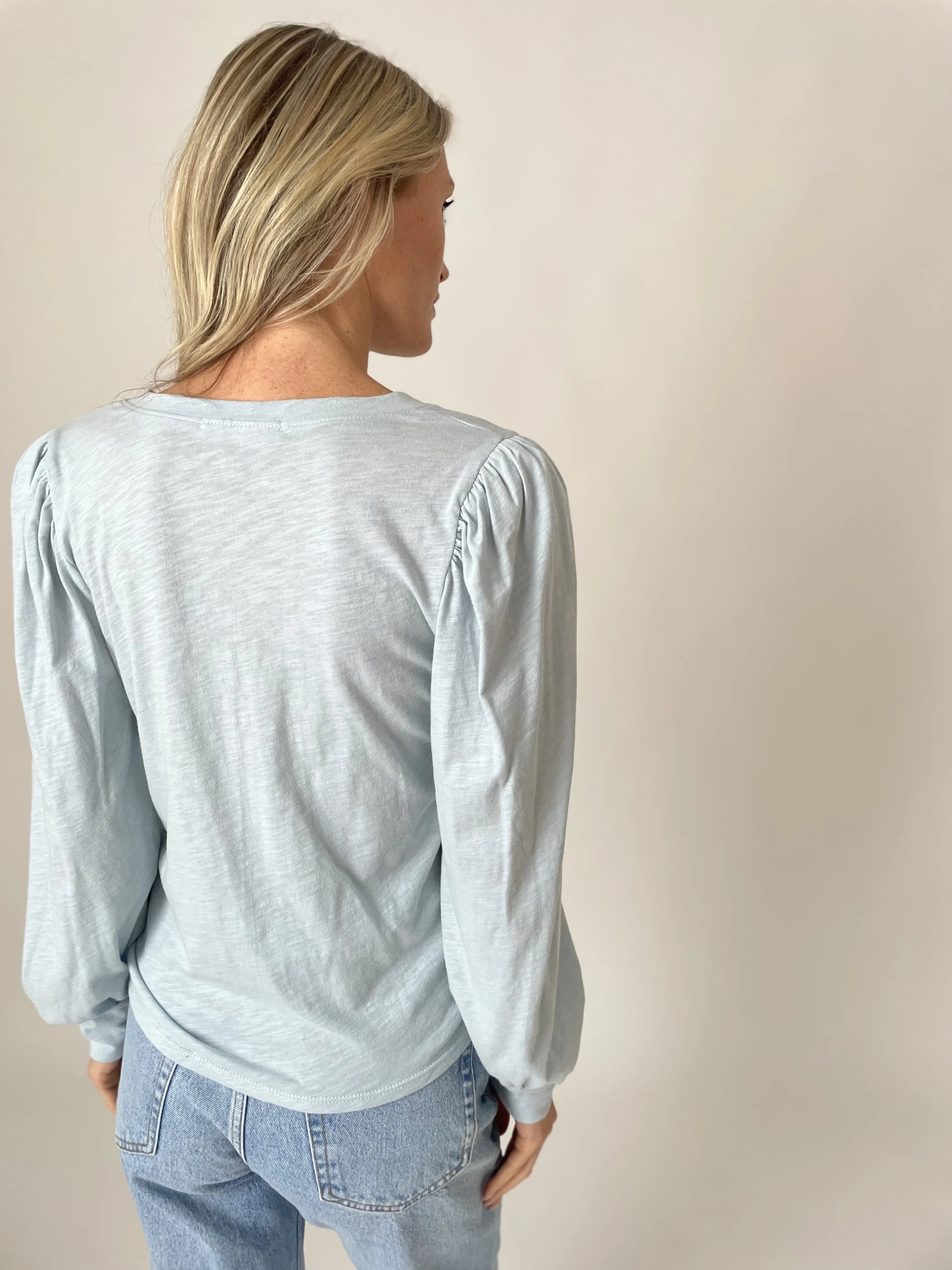 Kira Long Sleeve V Neck Top