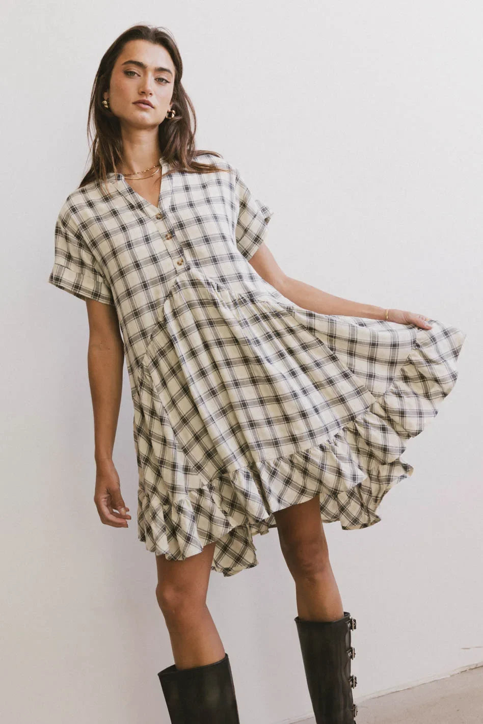 Loli Plaid Mini Dress FINAL SALE