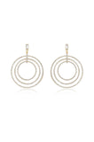 Disco Crystal Ring Earrings
