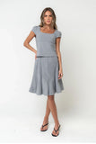 Carly Pleated Midi Skirt