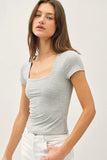 Ginny Double Lined Striped Top