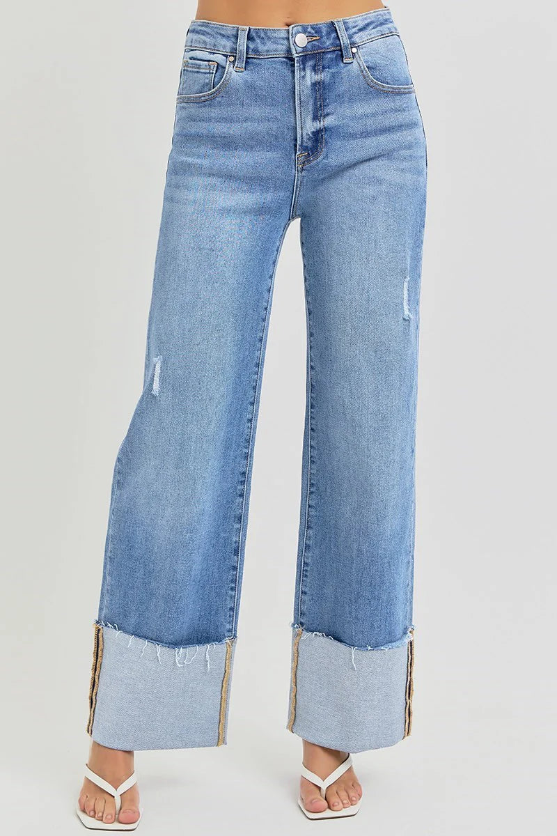 Jess Wide Cuff Jean
