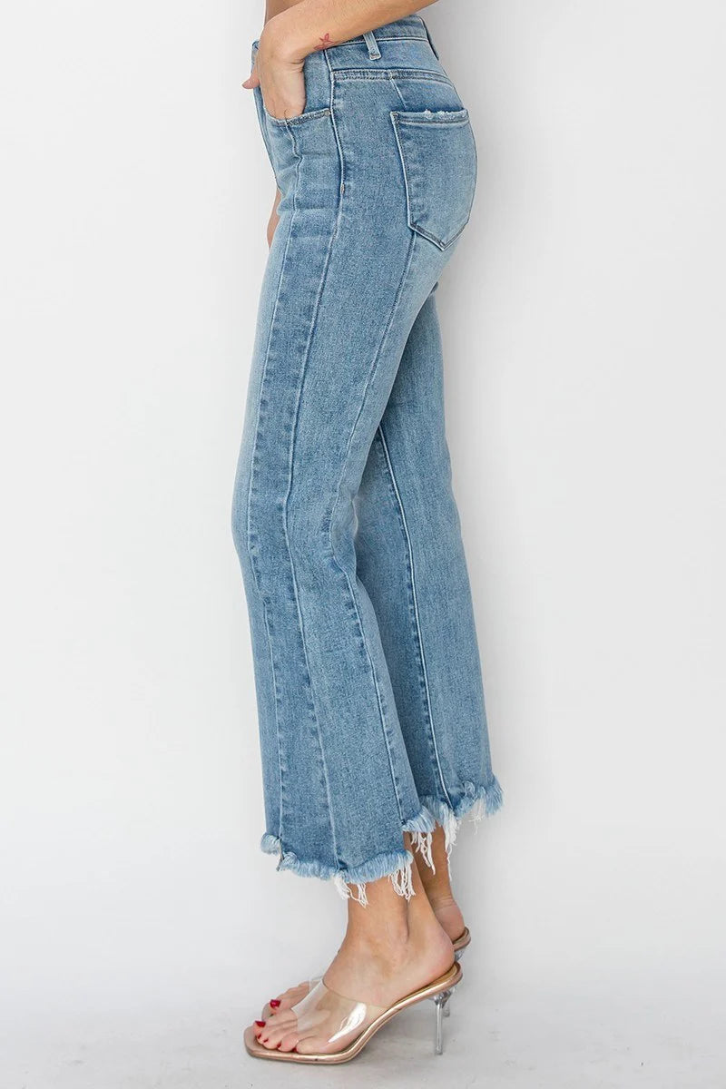 Sila Distressed Hem Jean