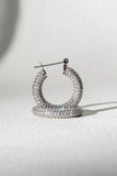 LUV AJ Pave Baby Amalfi Hoops