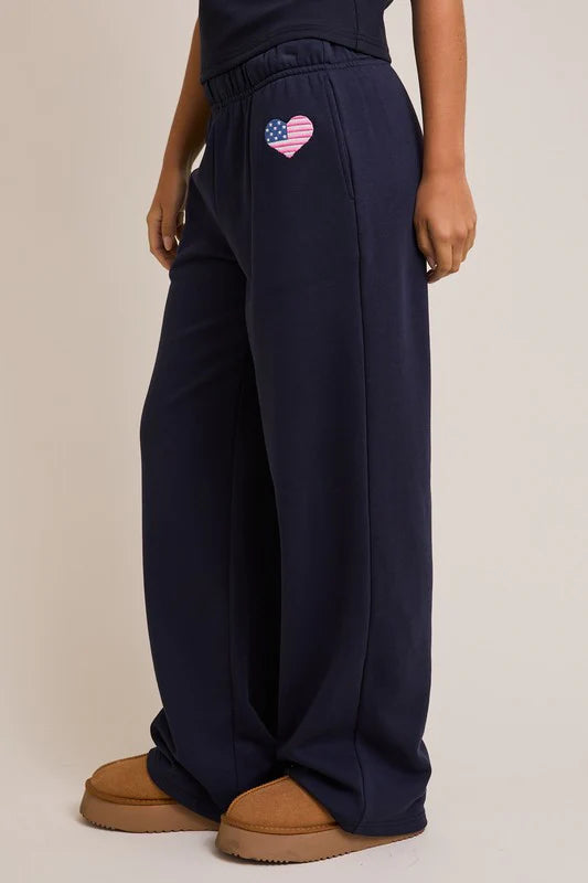 Heart Flag Sweatpants