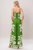 PALAZZO MUSE GREEN JUMPSUIT