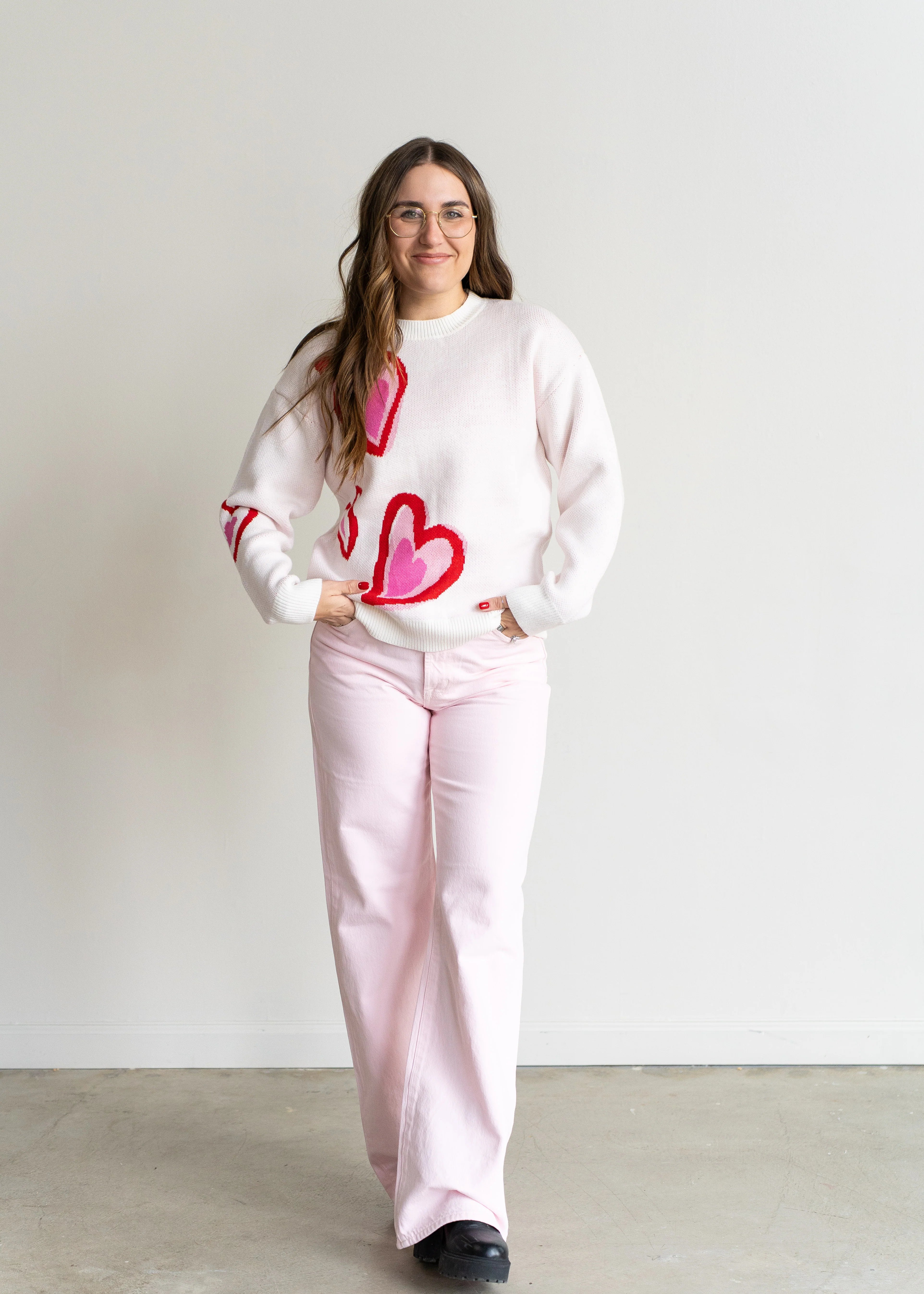 Larsen Straight Leg Jean Blush