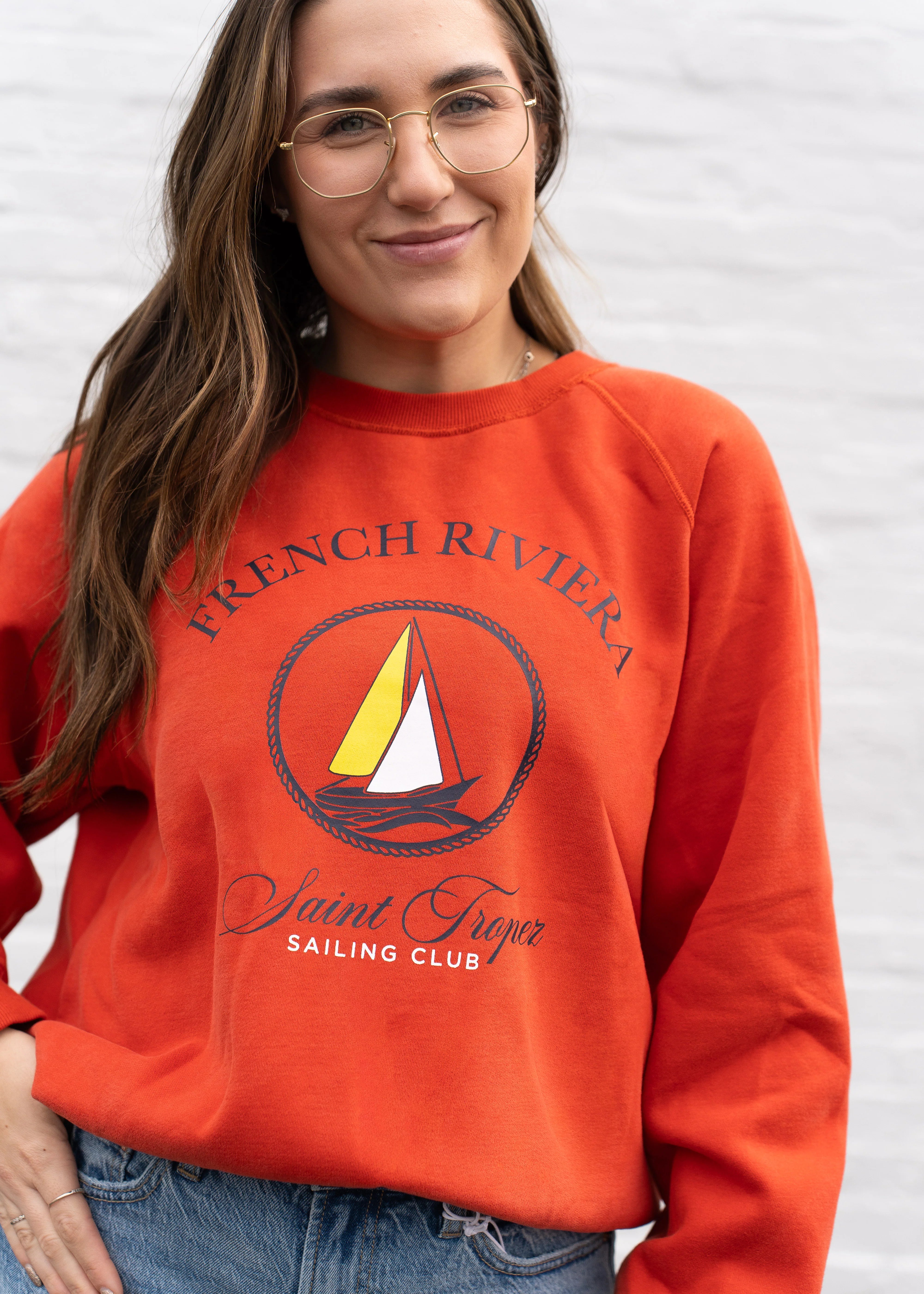 French Riviera Graphic Sweatshirt