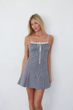 Liv Gingham Fit and Flare Mini Dress