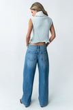 Timothy Sleeveless Sweater in Blue