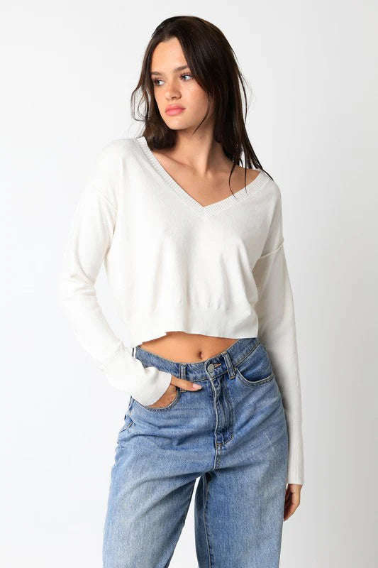 Loren V Neck Sweater