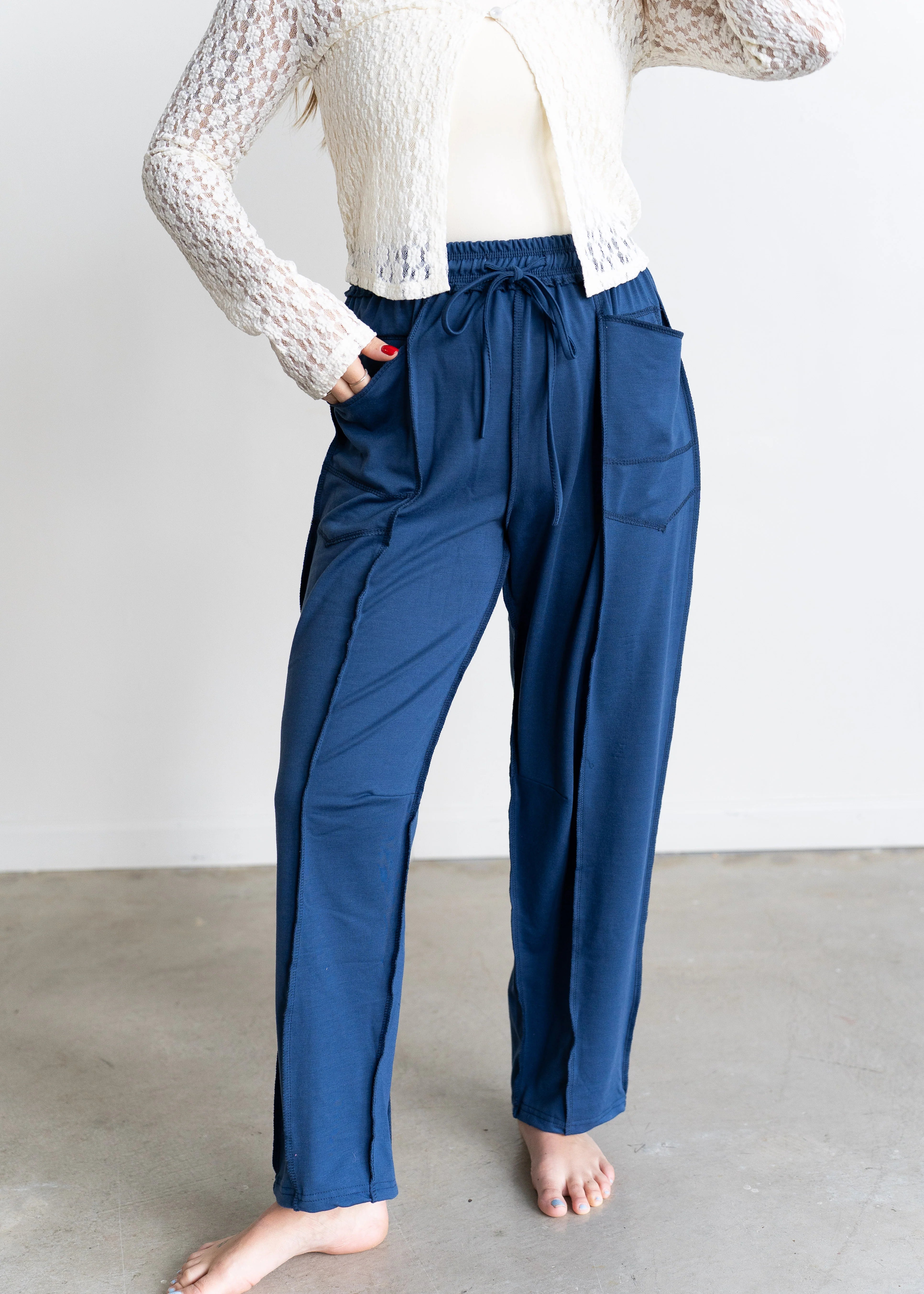 Tessa Wide Leg Drawstring Pants