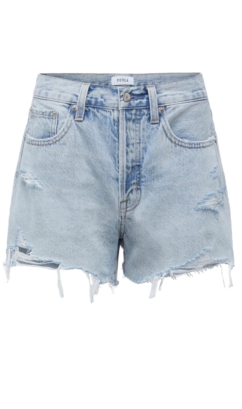 Nova Distressed Short in Moonlight