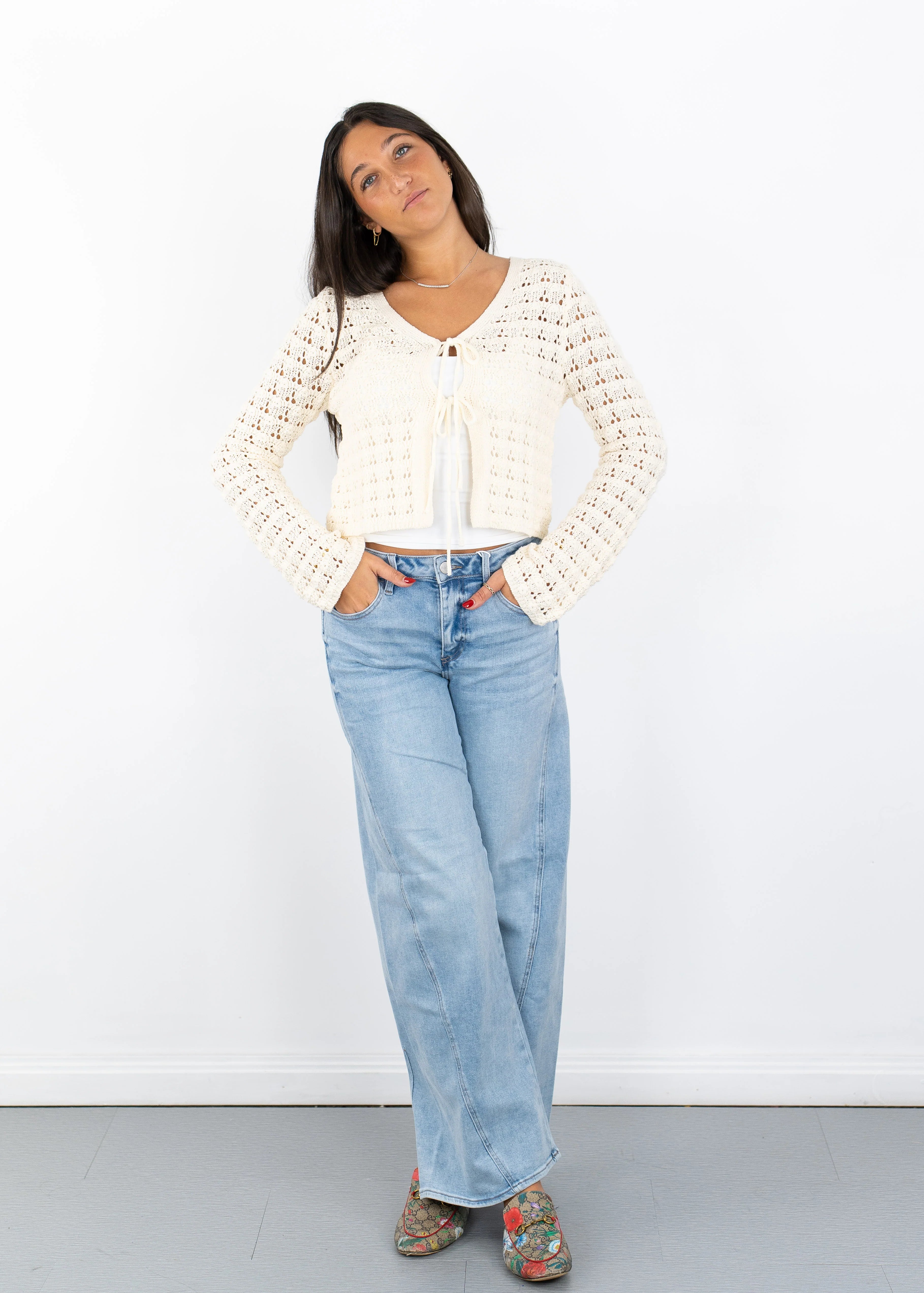 Cora Crochet Cardigan