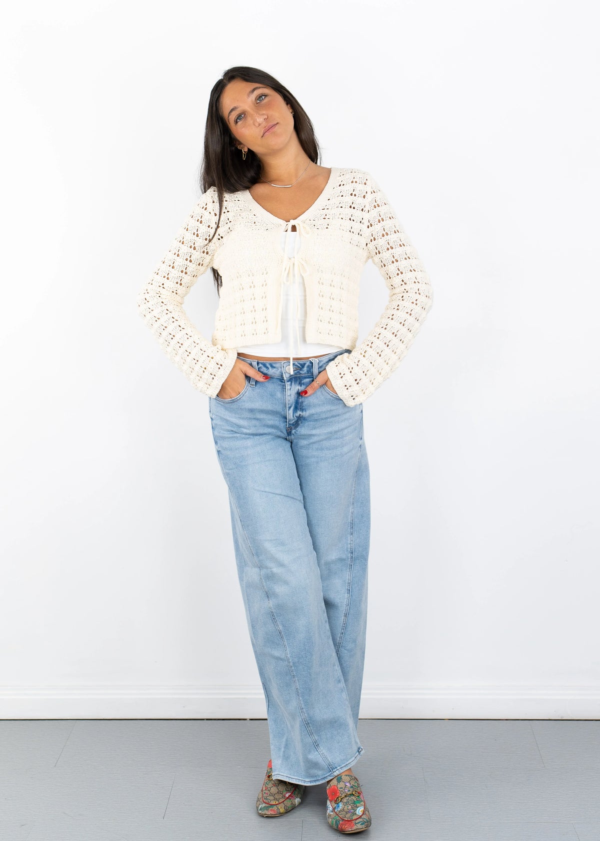 Cora Crochet Cardigan
