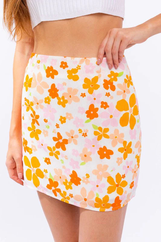 Kelley Floral Tie Shoulder Tank