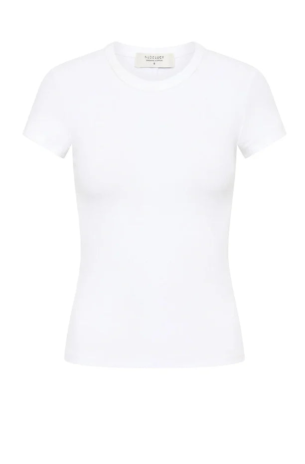 Organic Ribbed SS Tee