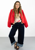 Kimberly Wide Leg Cuffed Jean
