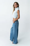 Timothy Sleeveless Sweater in Blue