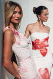 Ayanna Satin Floral Maxi Dress