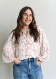 Penelope Tie Neck Blouse