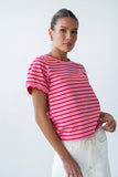 Walker Scalloped Top in Pink