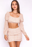 Kathleen Floral Crop Top