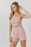 Lina Shirring Romper