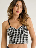 Monica Tweed Corset Top