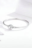Star Bangle Bracelet In Sterling Silver