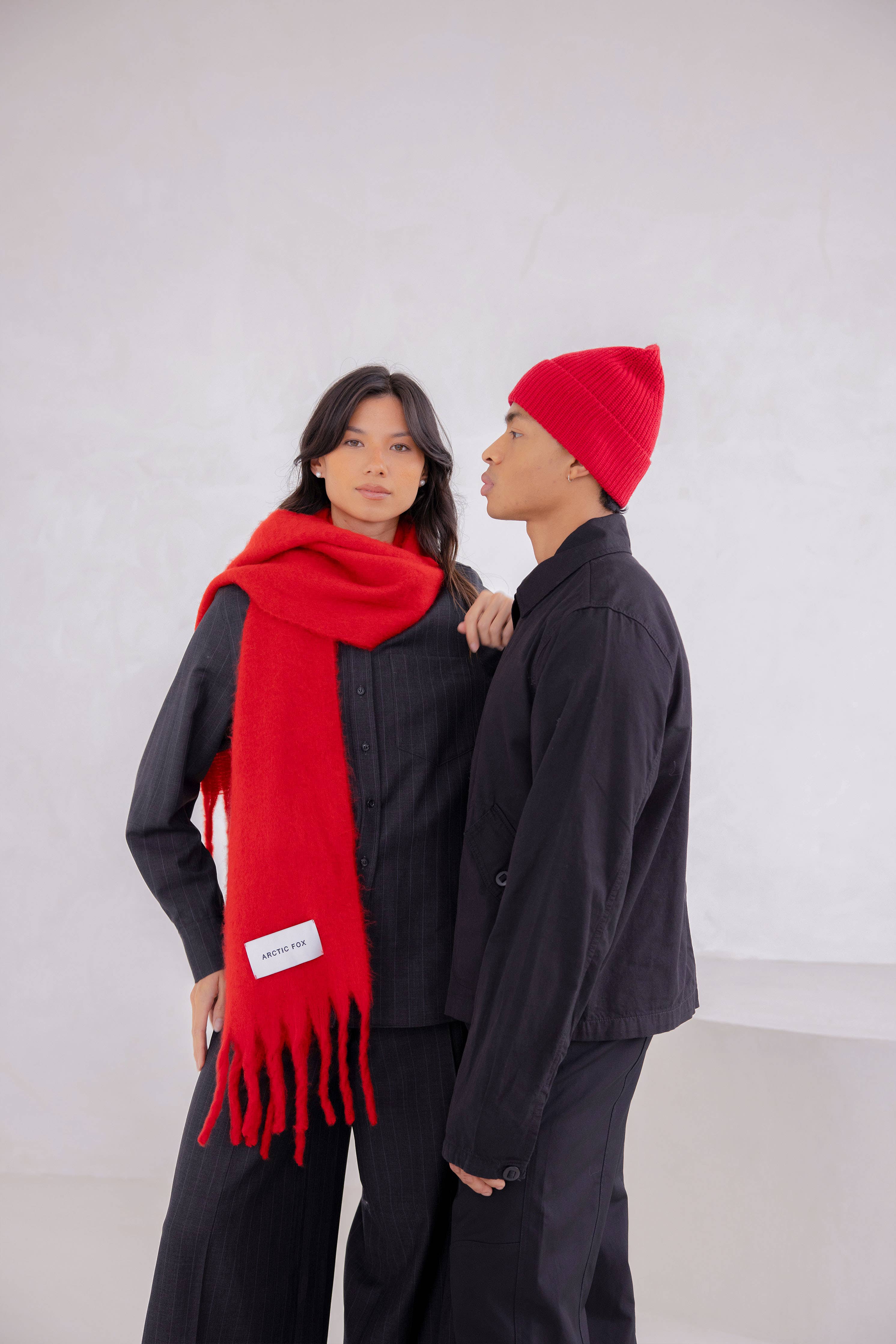 The Stockholm Scarf Crimson Red