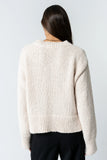 Junie Fuzzy Sweater in Cream