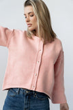 Carlie Knit Cardigan in Pink