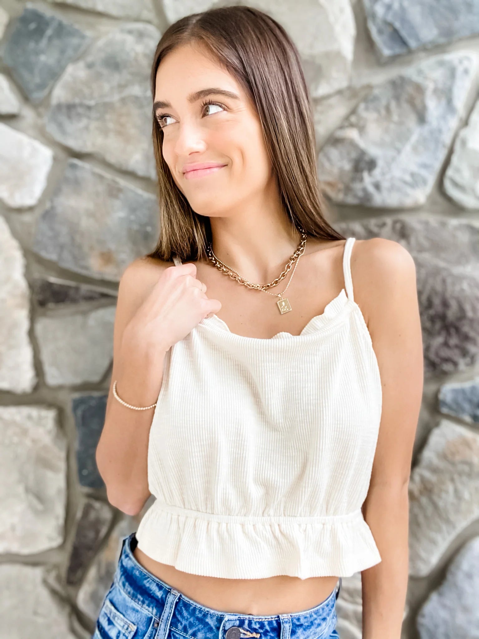 Billie Ruffle Tank