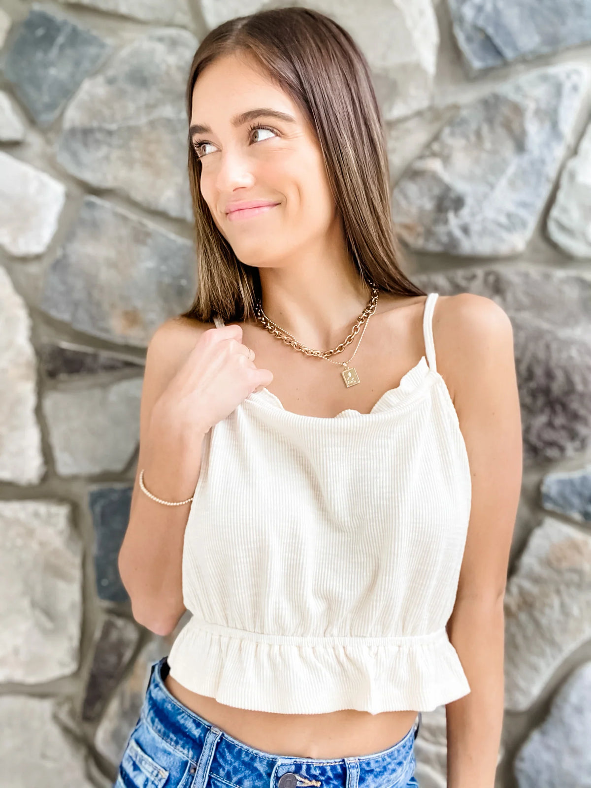 Billie Ruffle Tank