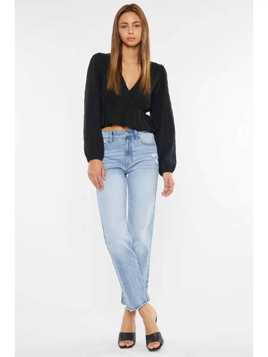 Sheila Ankle Straight Leg Jean