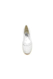 Lace Pointed Toe Wedding Flats