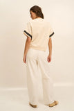 Polly Bold Contrast Top
