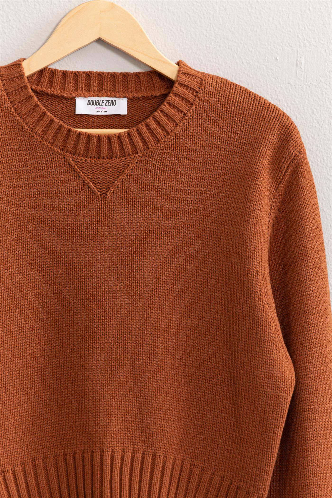 Calli Cropped Knit Sweater