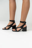 Felipa Block Heels in Black