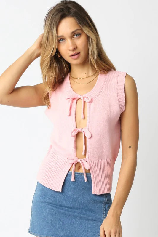 Gorgina Tie Knit Shirt