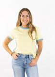 Cait Contrast Top