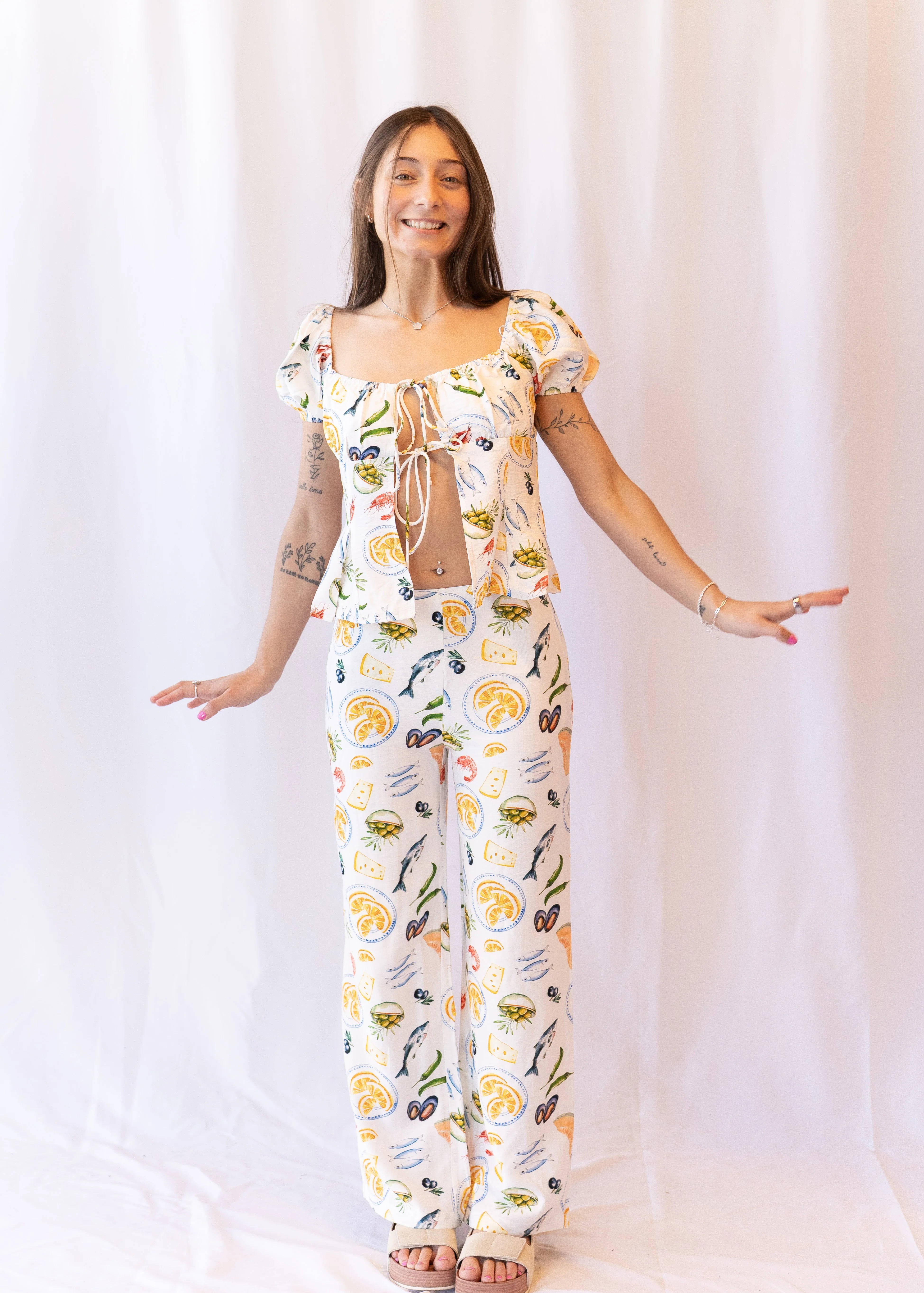 Maddox Picnic Print Pants