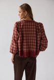 Randall Plaid Blouse