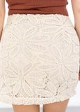 Medina Crochet Mini Skirt