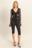 Shina Sheer Lace Blouse