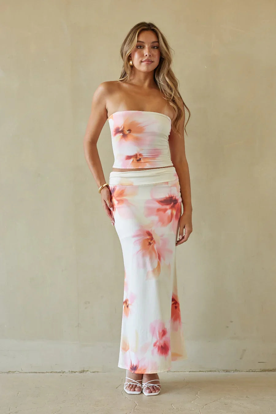 Anahi Floral Maxi Skirt