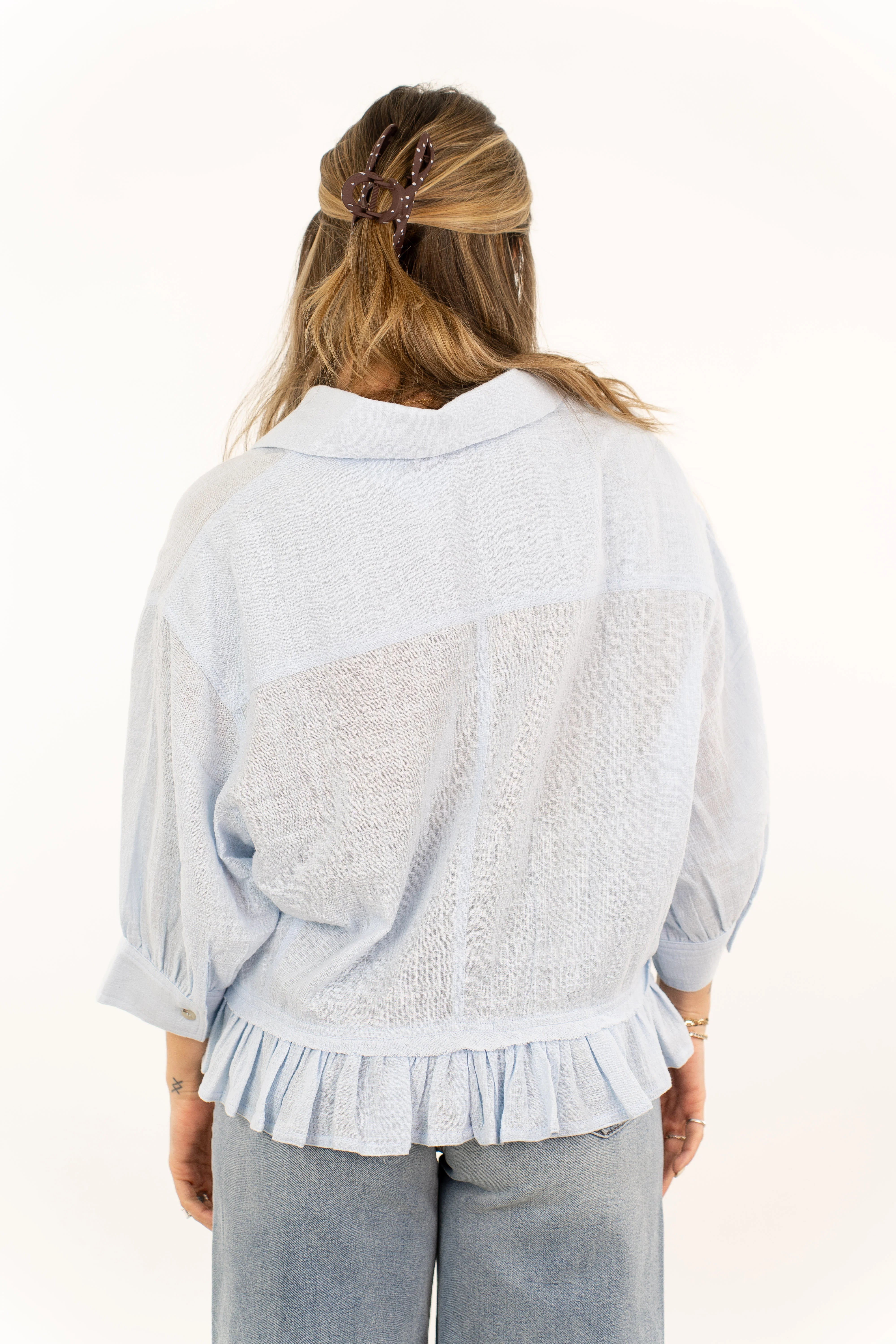 Kali Ruffle Hem Top