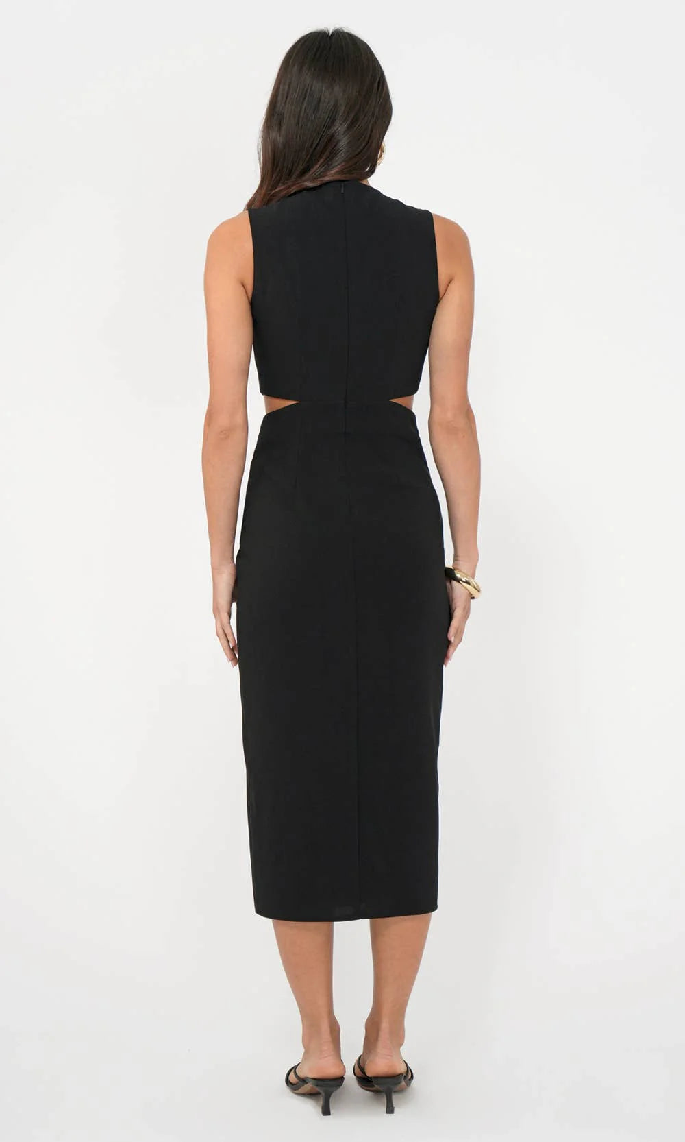 Ednis Side Cut Out Midi Dress
